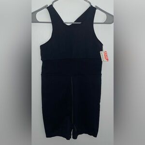 NWT - Free People Movement Black Every Single Time Runsie - Size: M-L
